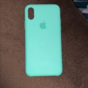 Mint green Apple iPhone X case